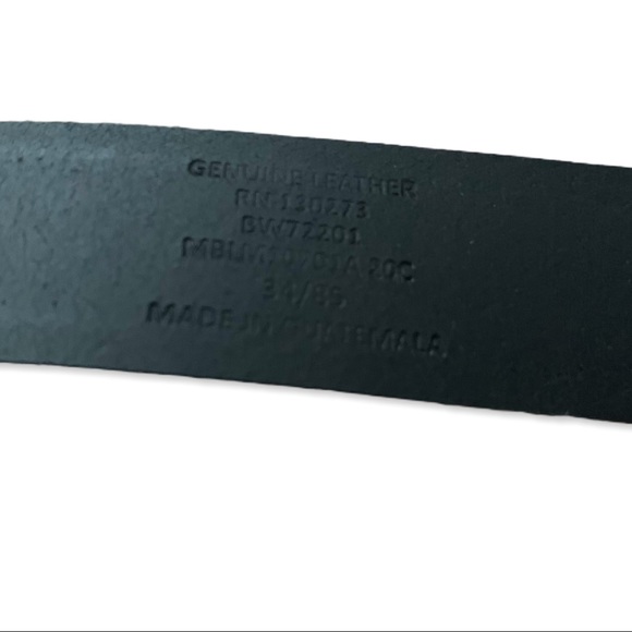 Wrangler Basic Metal Loop Adjustable Leather Belt - Picture 4 of 7